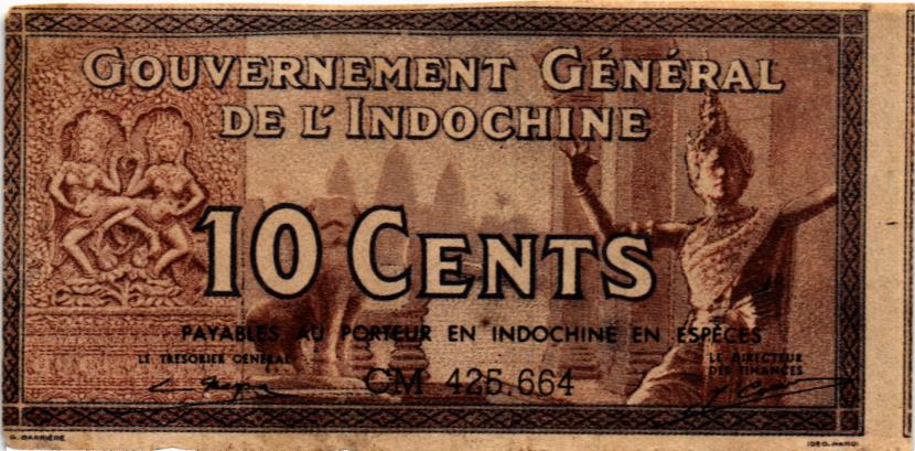 ФРАНЦУЗСКИЙ ИНДОКИТАЙ 10 ЦЕНТОВ 1