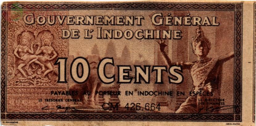 ФРАНЦУЗСКИЙ ИНДОКИТАЙ 10 ЦЕНТОВ 1