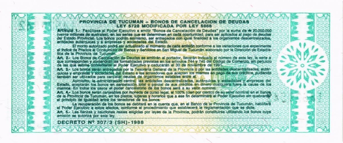 АРГЕНТИНА 1 АУСТРАЛ 2