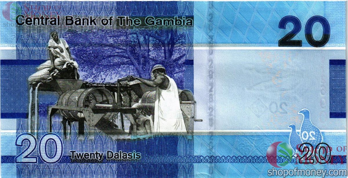 ГАМБИЯ 20 ДАЛАСИ 2