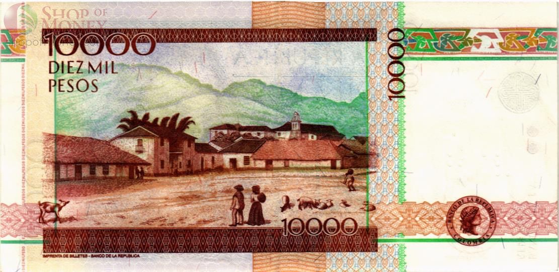КОЛУМБИЯ 10000 ПЕСО (03.08.2010) 2