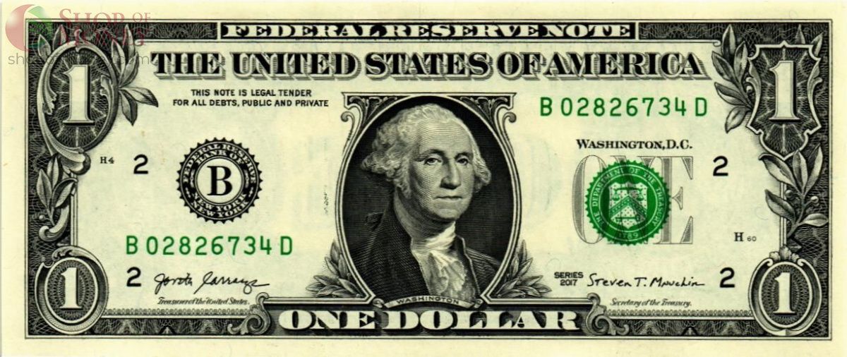 США 1 ДОЛЛАР (B - НЬЮ-ЙОРК) 1