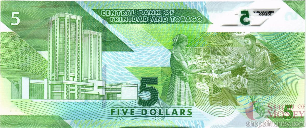 ТРИНИДАД И ТОБАГО 5 ДОЛЛАРОВ 2