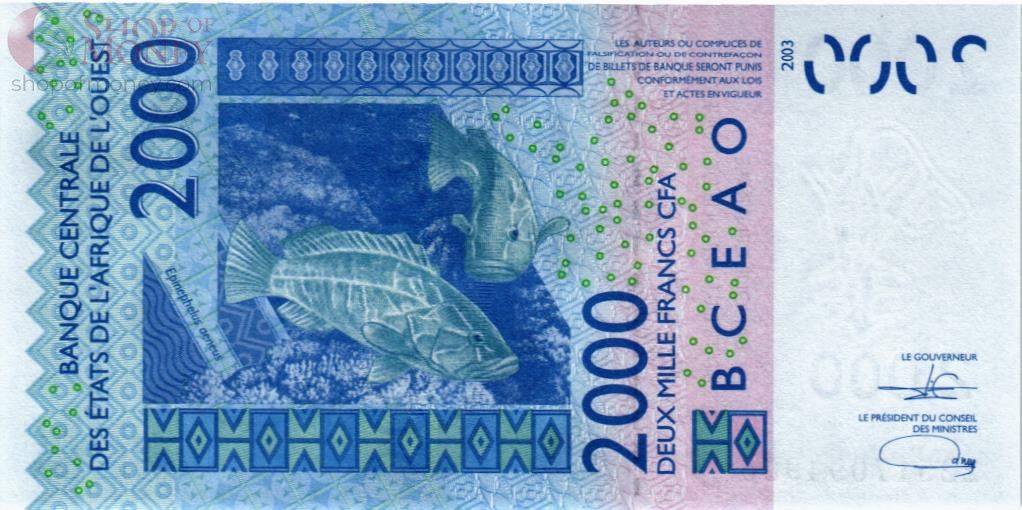 WAS - МАЛИ 2000 ФРАНКОВ (D) 2