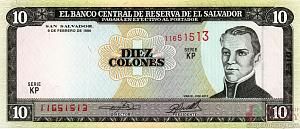 САЛЬВАДОР 10 КОЛОН 1