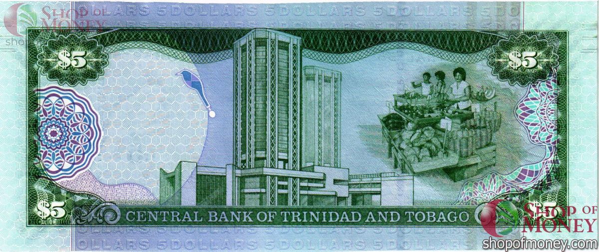 ТРИНИДАД И ТОБАГО 5 ДОЛЛАРОВ 2