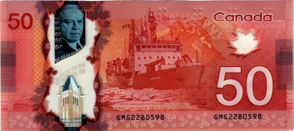 КАНАДА 50 ДОЛЛАРОВ 2
