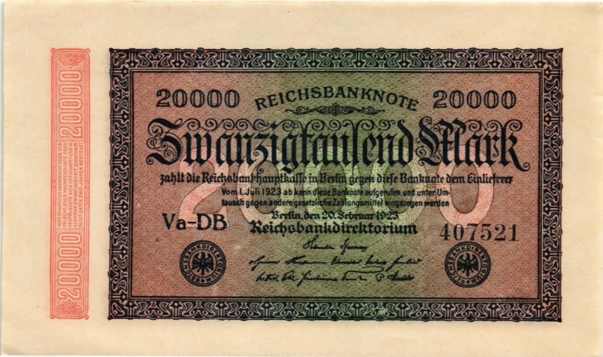 ГЕРМАНИЯ 20000 МАРОК 1