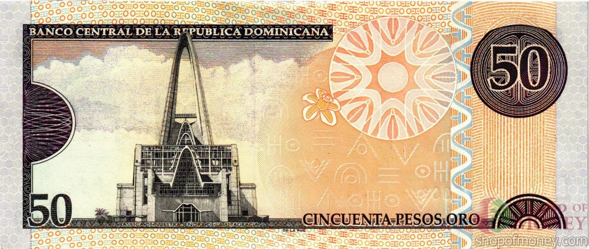 ДОМИНИКАНСКАЯ РЕСПУБЛИКА 50 ПЕСО 2