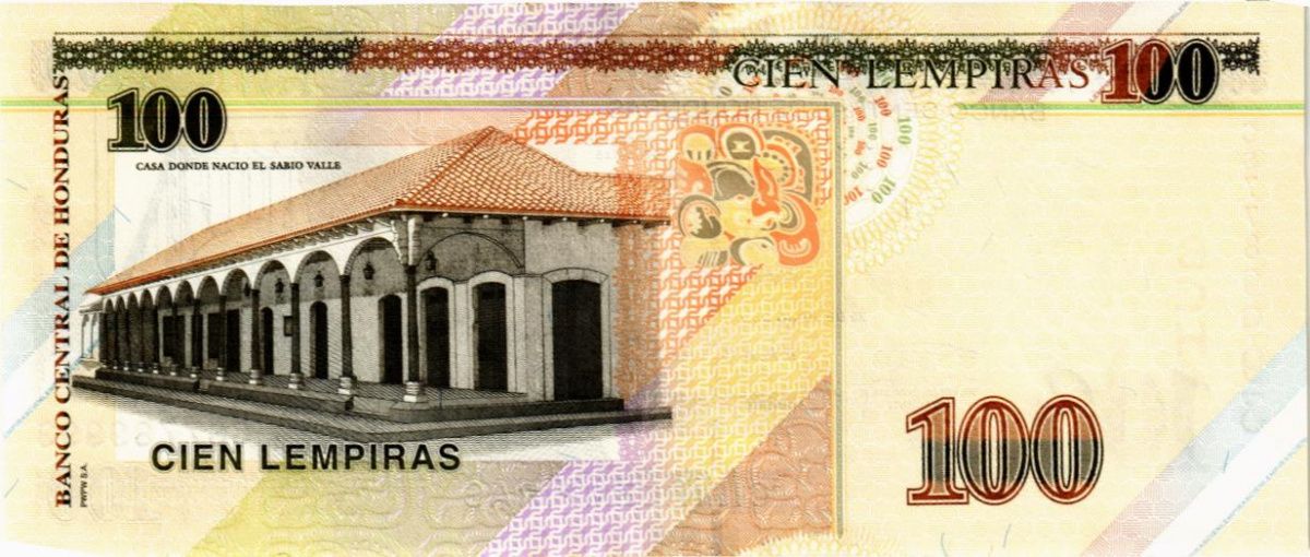 ГОНДУРАС 100 ЛЕМПИР 2