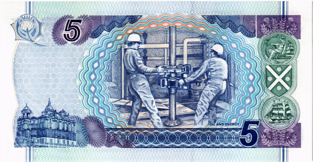 ШОТЛАНДИЯ 5 ФУНТОВ (BANK OF SCOTLAND) 2