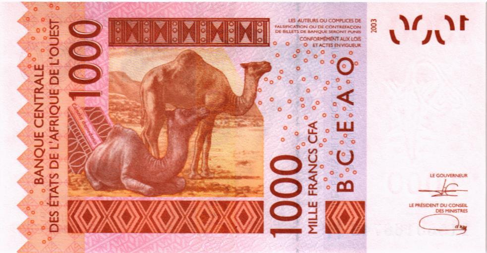 WAS - НИГЕР 1000 ФРАНКОВ (H) 2