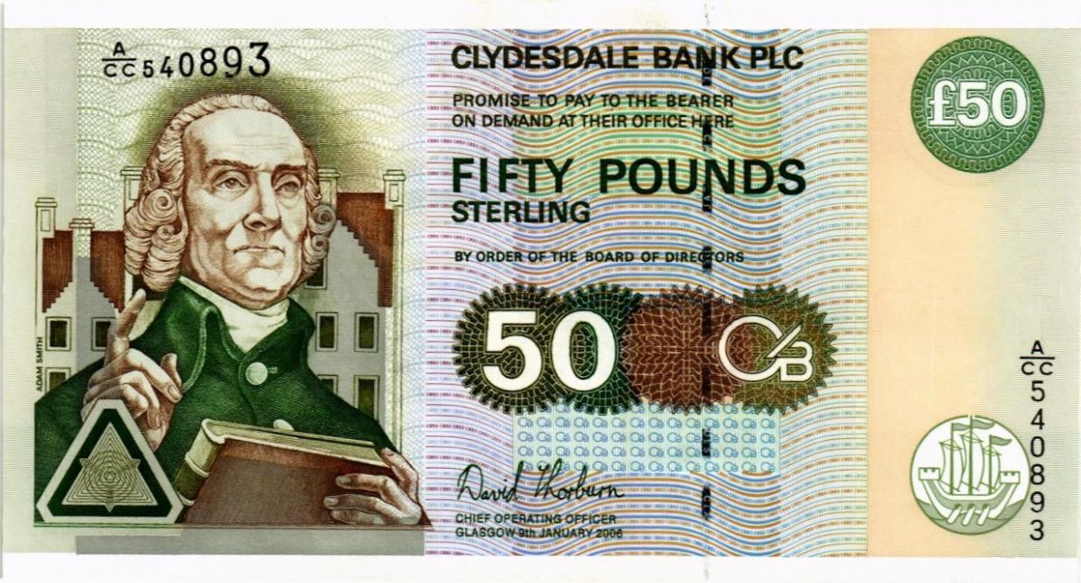 ШОТЛАНДИЯ 50 ФУНТОВ 1