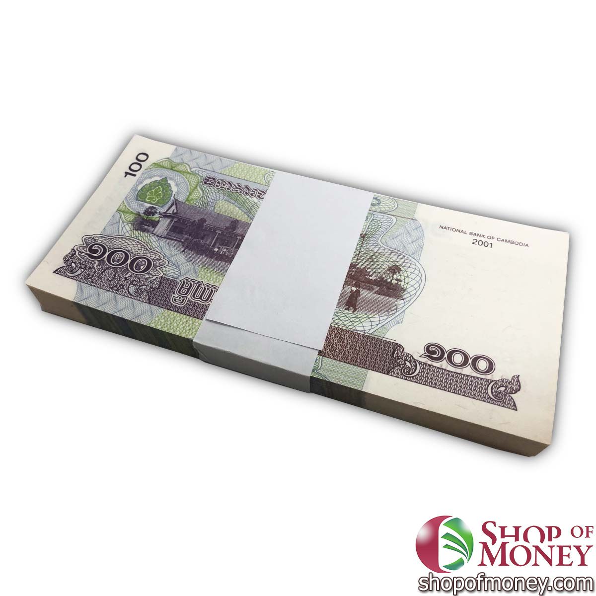 КАМБОДЖА 100 РИЕЛЬ (100 БАНКНОТ) 2