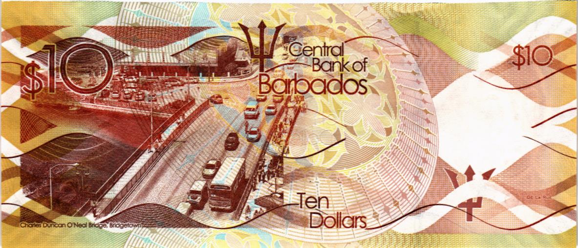 БАРБАДОС 10 ДОЛЛАРОВ 2