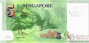 СИНГАПУР 5 ДОЛЛАРОВ 2