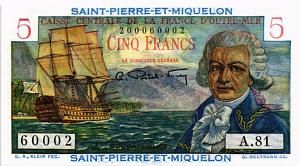 СЕН-ПЬЕР И МИКЕЛОН 5 ФРАНКОВ 1