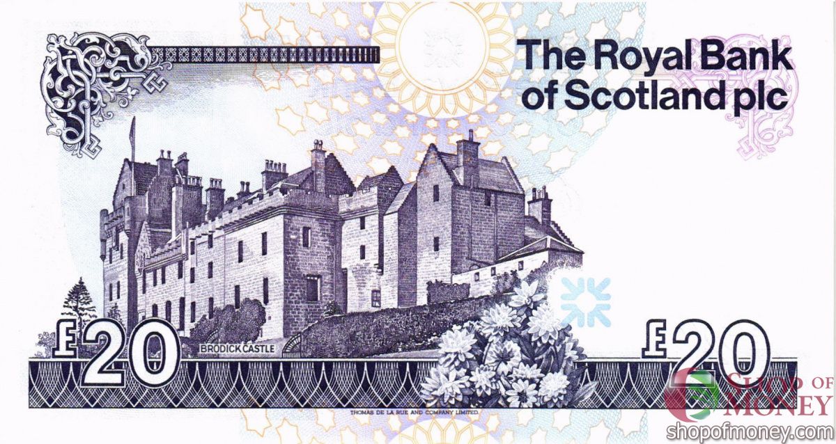ШОТЛАНДИЯ 20 ФУНТОВ 2