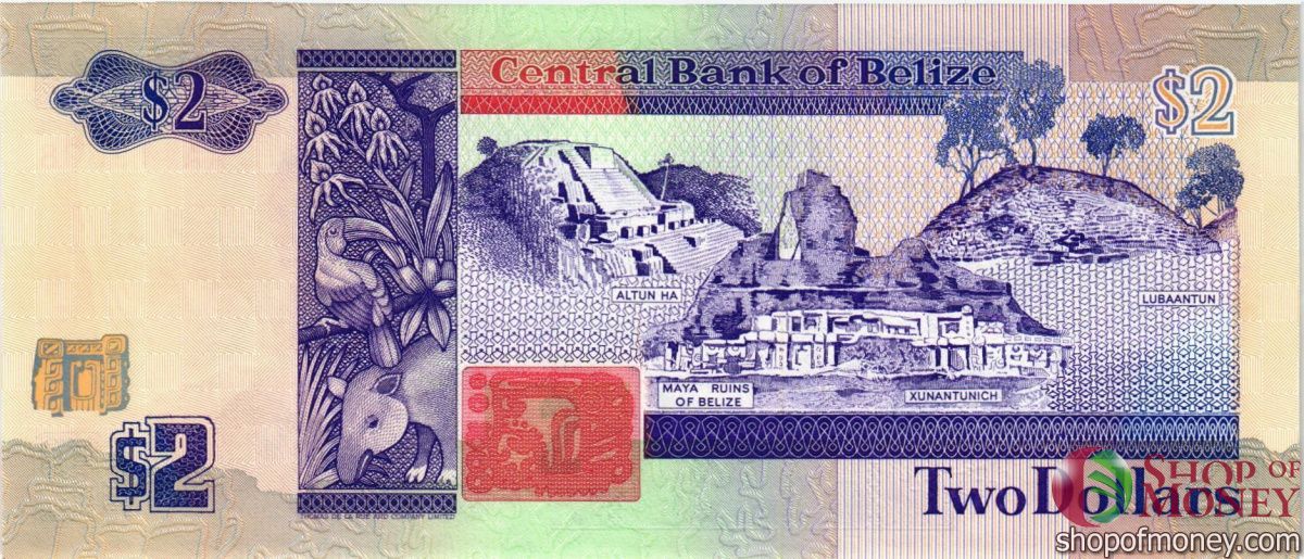 БЕЛИЗ 2 ДОЛЛАРА 2