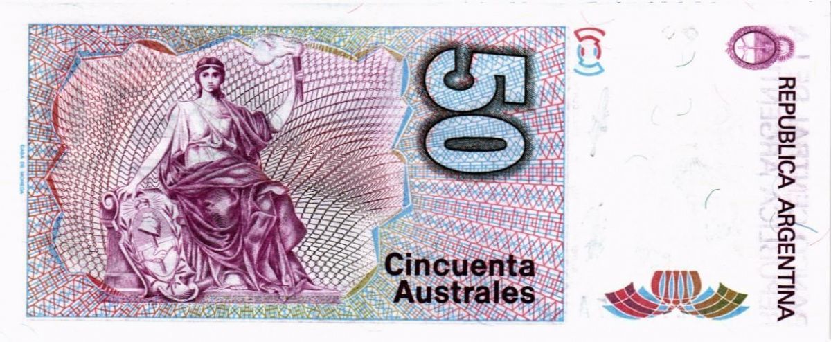 АРГЕНТИНА 50 АУСТРАЛЕЙ 2