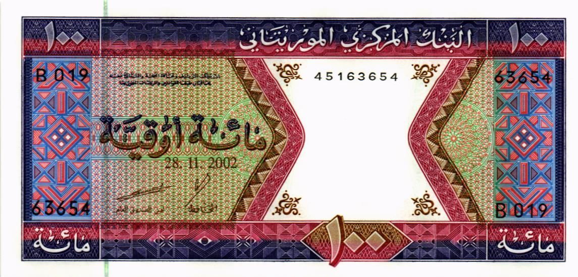 МАВРИТАНИЯ 100 УГИЙ 1