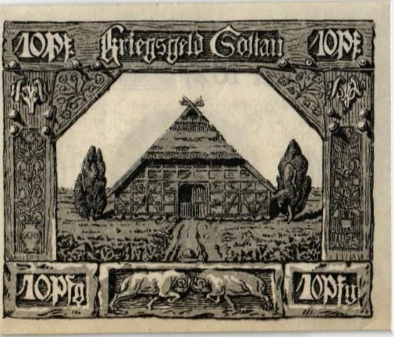 ГЕРМАНИЯ 10 ПФЕННИГОВ (НОТГЕЛЬД) 2