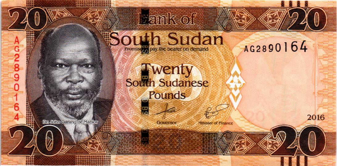 ЮЖНЫЙ СУДАН 20 ФУНТОВ 1