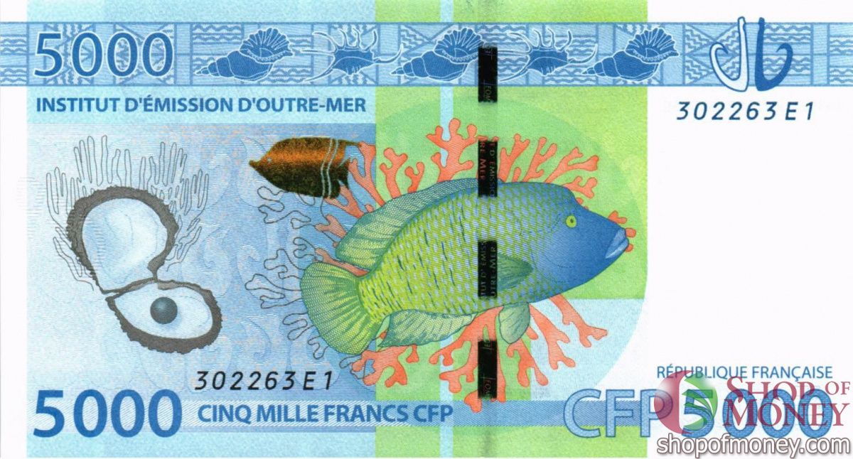 ФРАНЦУЗСКАЯ ПОЛИНЕЗИЯ 5000 ФРАНКОВ 2