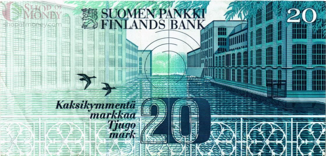 ФИНЛЯНДИЯ 20 МАРОК (Litt. A) 2