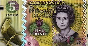 ОСТРОВА ПИТКЭРН 5 ФУНТОВ 1