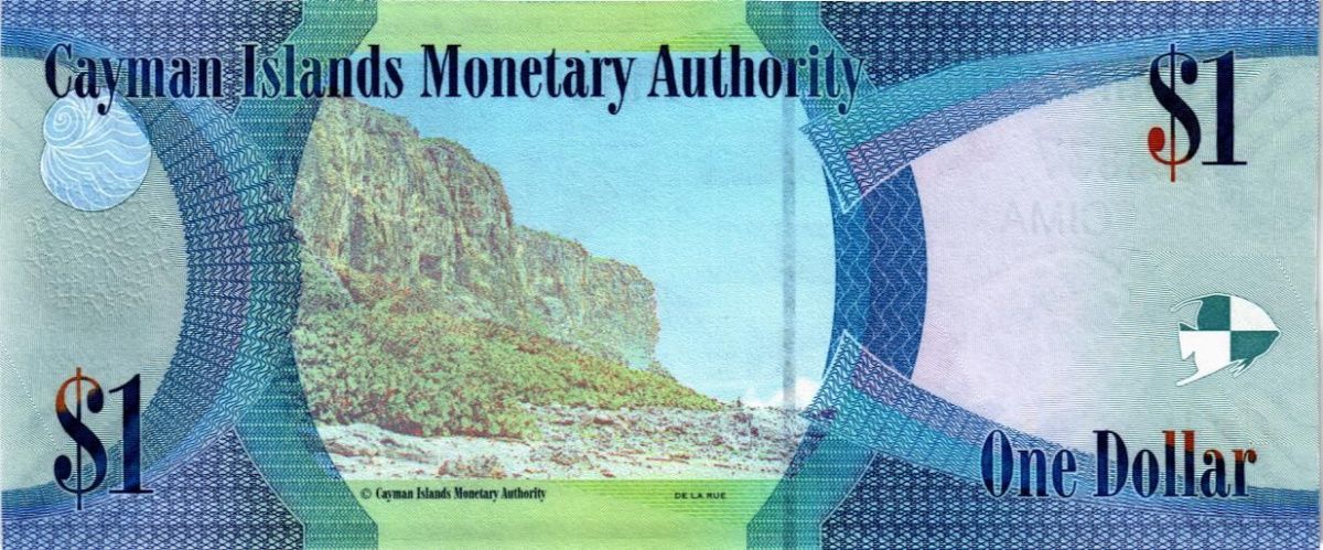 КАЙМАНОВЫ ОСТРОВА 1 ДОЛЛАР (D/4) 2