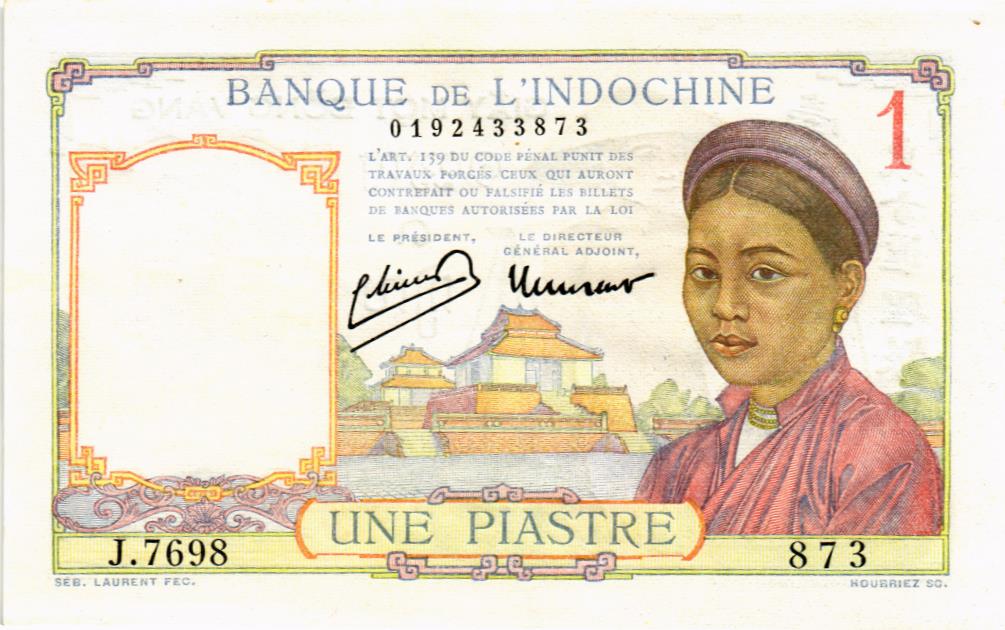 ФРАНЦУЗСКИЙ ИНДОКИТАЙ 1 ПИАСТР 1