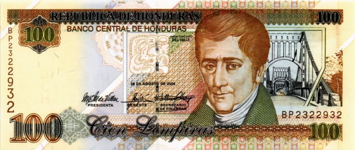 ГОНДУРАС 100 ЛЕМПИР 1