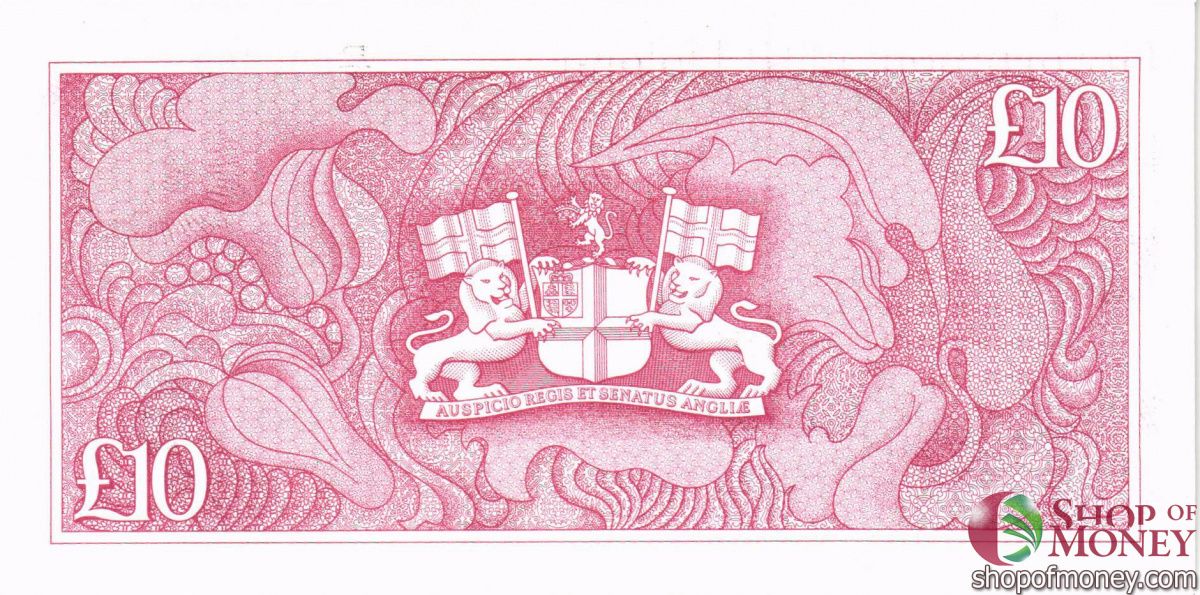 ОСТРОВ СВЯТОЙ ЕЛЕНЫ 10 ФУНТОВ 2