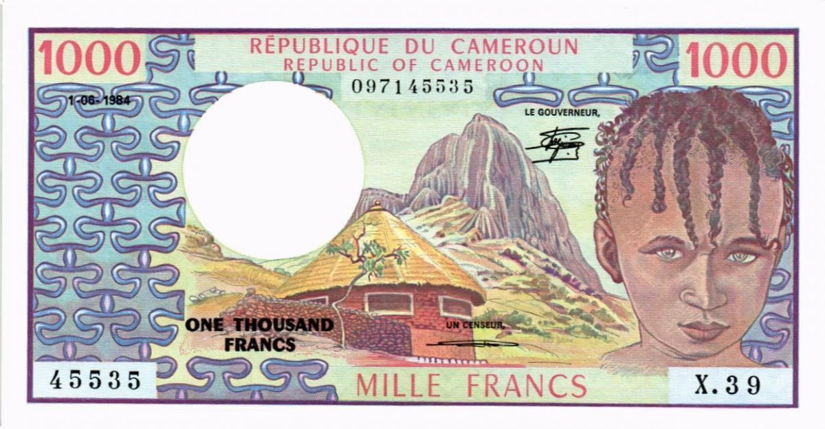 КАМЕРУН 1000 ФРАНКОВ 1