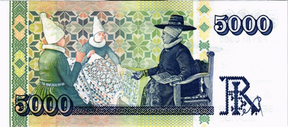 ИСЛАНДИЯ 5000 КРОН 2