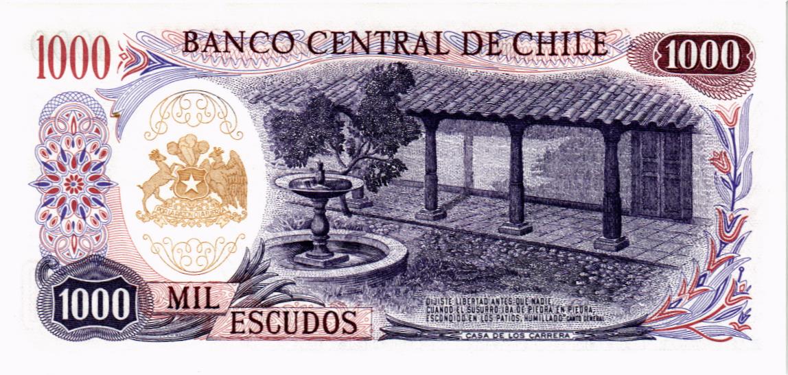 ЧИЛИ 1000 ЭСКУДО 2