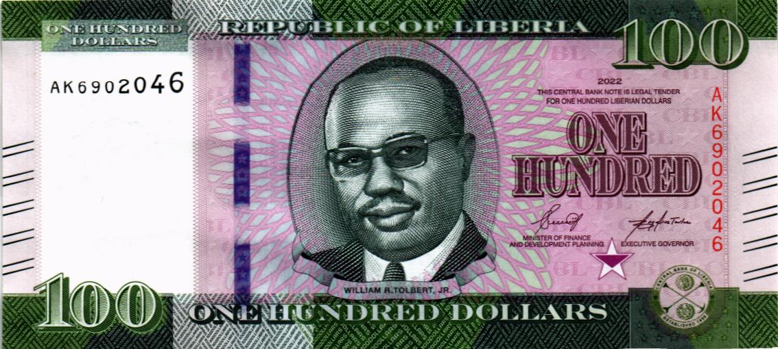 ЛИБЕРИЯ 100 ДОЛЛАРОВ 1