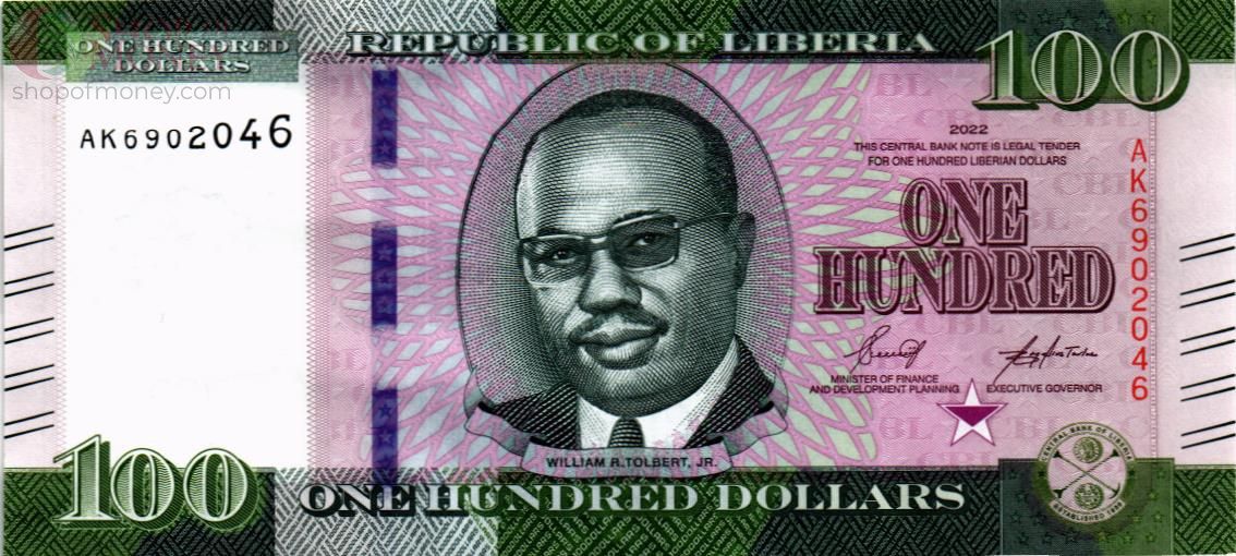 ЛИБЕРИЯ 100 ДОЛЛАРОВ 1