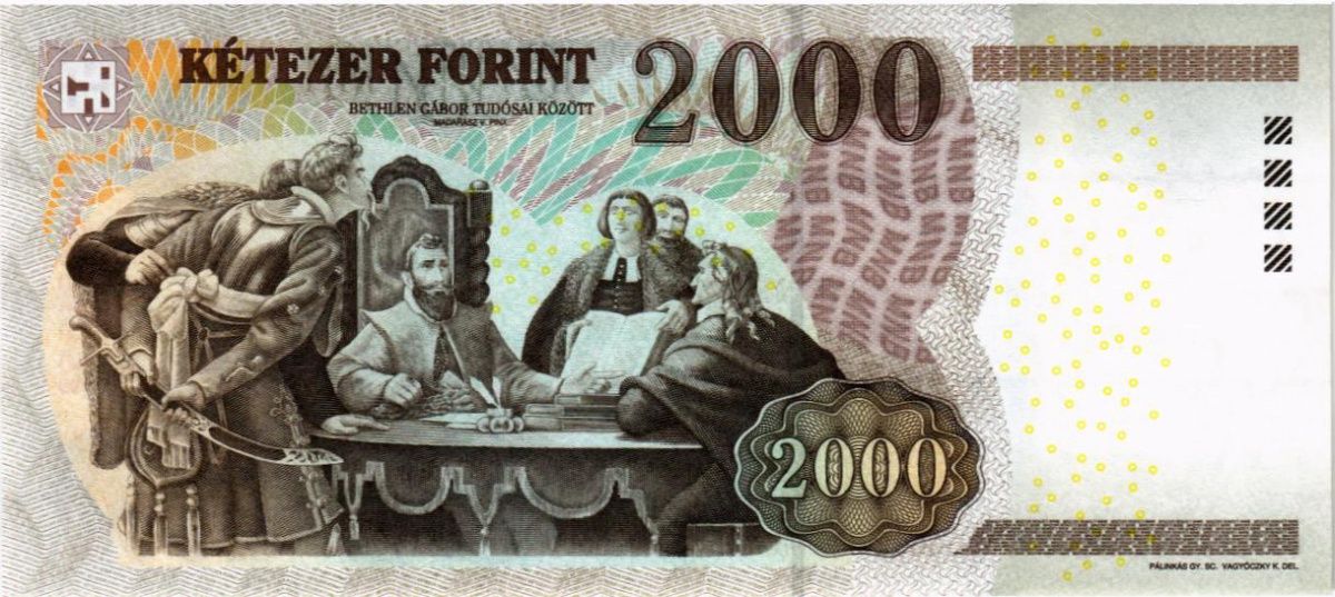 ВЕНГРИЯ 2000 ФОРИНТОВ 2