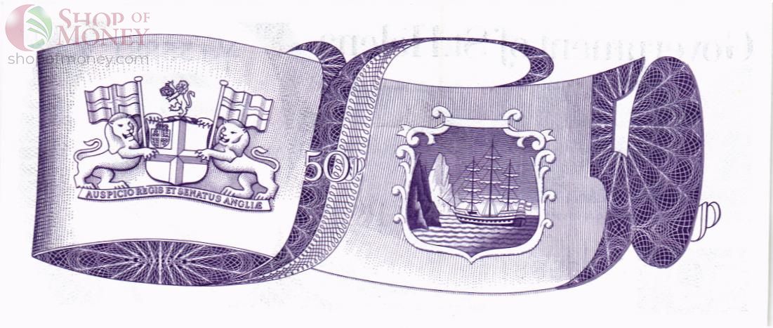 ОСТРОВ СВЯТОЙ ЕЛЕНЫ 50 ПЕНСОВ 2