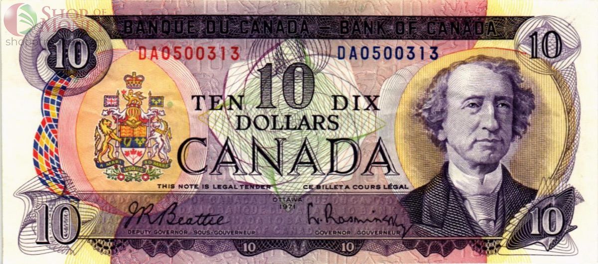 КАНАДА 10 ДОЛЛАРОВ 1