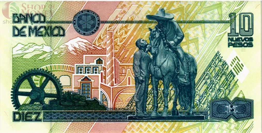 МЕКСИКА 10 ПЕСО (С) 2