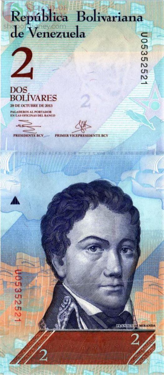 ВЕНЕСУЭЛА 2 БОЛИВАРА (29.10.2013) 1