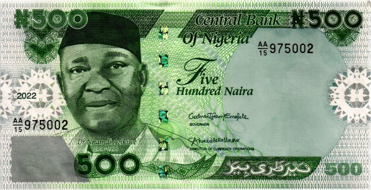 НИГЕРИЯ 500 НАЙРА 1