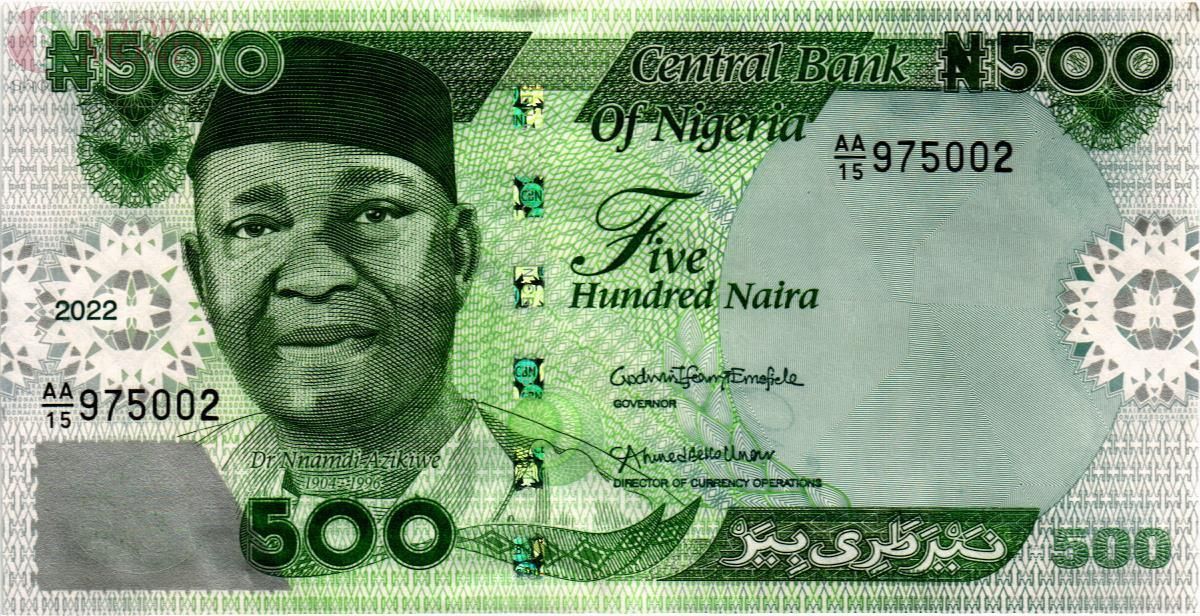 НИГЕРИЯ 500 НАЙРА 1