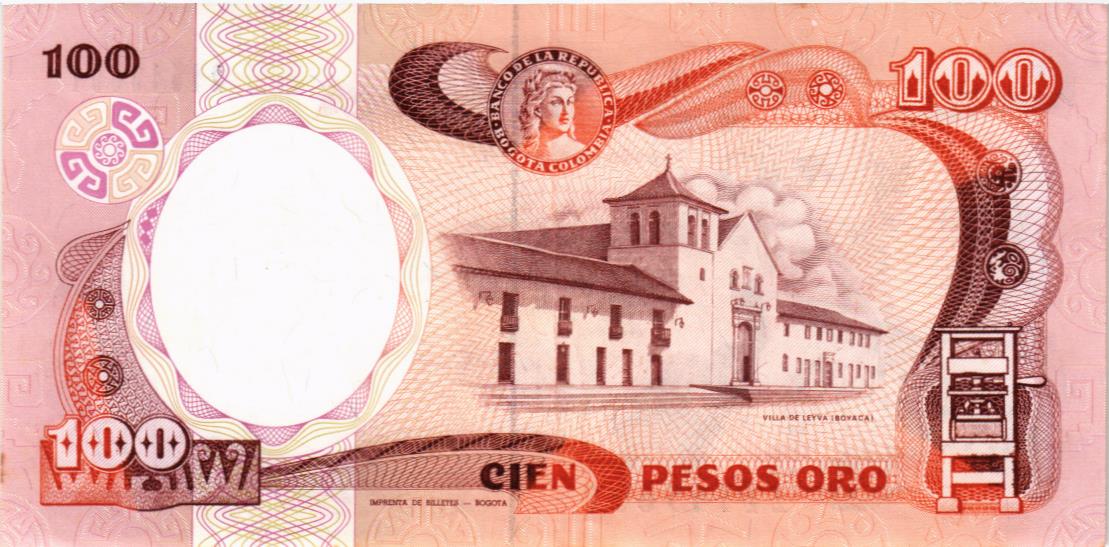 КОЛУМБИЯ 100 ПЕСО (12.10.1986) 2