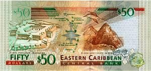 ВОСТОЧНЫЕ КАРИБЫ 50 ДОЛЛАРОВ (K - СЕНТ КИТС) 2