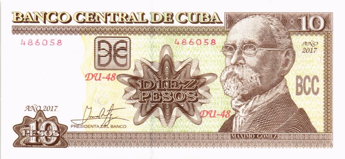 КУБА 10 ПЕСО 1