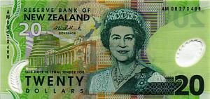 НОВАЯ ЗЕЛАНДИЯ 20 ДОЛЛАРОВ 1